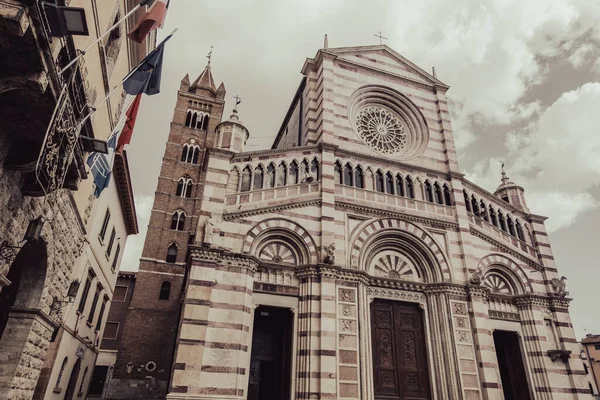 Antiguos Muros Arquitectura Ciudad Grosseto Toscana Italia Hermoso Día Verano —  Fotos de Stock