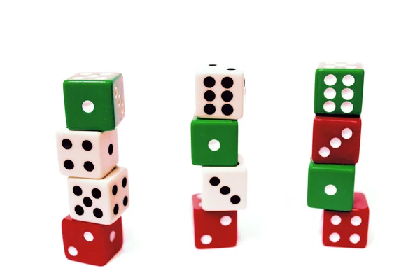 Playing blocks, playing bones, game — Stock Photo, Image