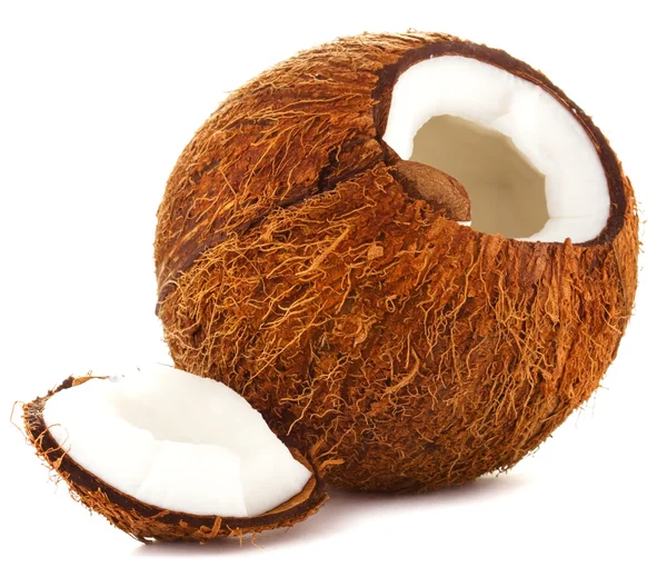 Cracked coconut — Stock Photo, Image