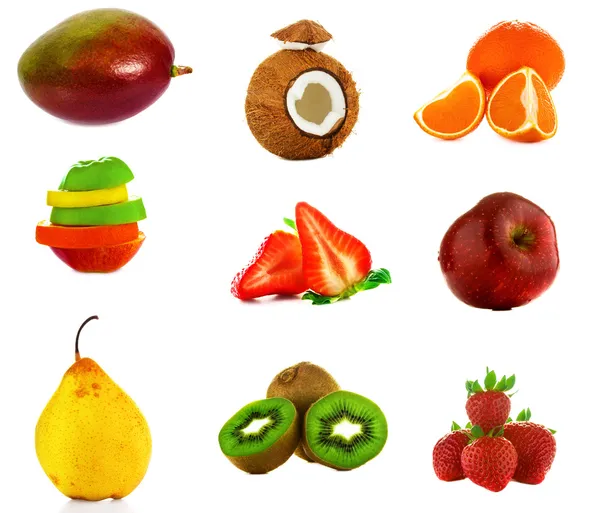 Mango fruit isolated on white background — Stock Photo, Image