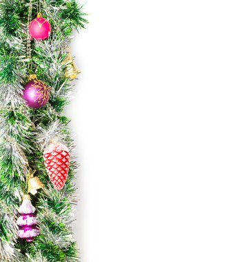 Noel dekorasyonu ile sınır