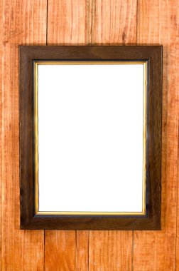 ahşap fotoğraf çerçevesi tahta mavi zemin üzerine