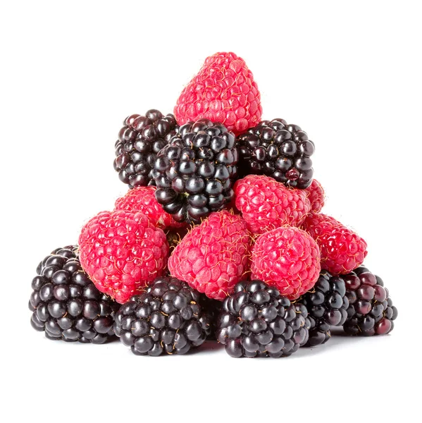 新鲜成熟混合莓果 — 图库照片