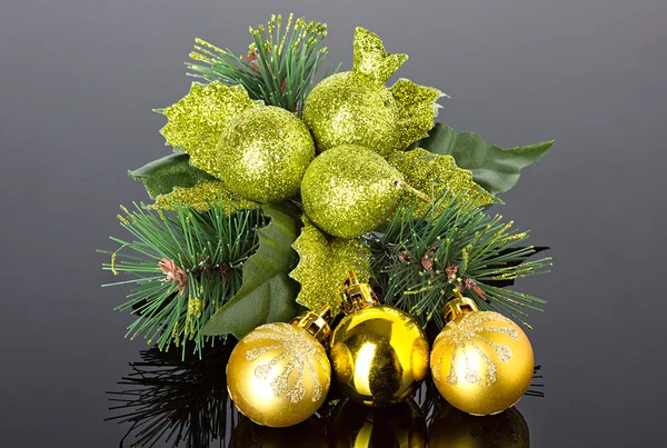 Kerstmis samenstelling, decoratie — Stockfoto