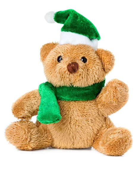 Teddy bear christmas toy — Stock Photo, Image