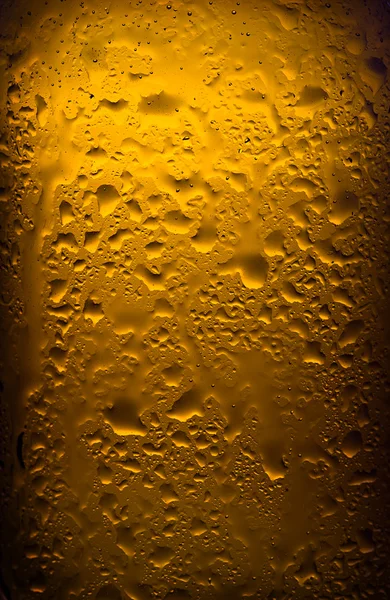 Textur Wassertropfen auf der Flasche — Stockfoto