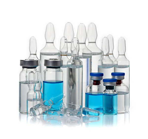 Ampoules médicales, flacon — Photo