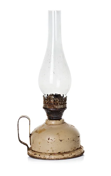 Lâmpada de querosene retro velha — Fotografia de Stock