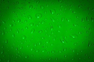 Mavi Arkaplanda Su Damlaları