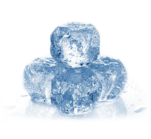 Ice cube isolated — Stock Photo, Image