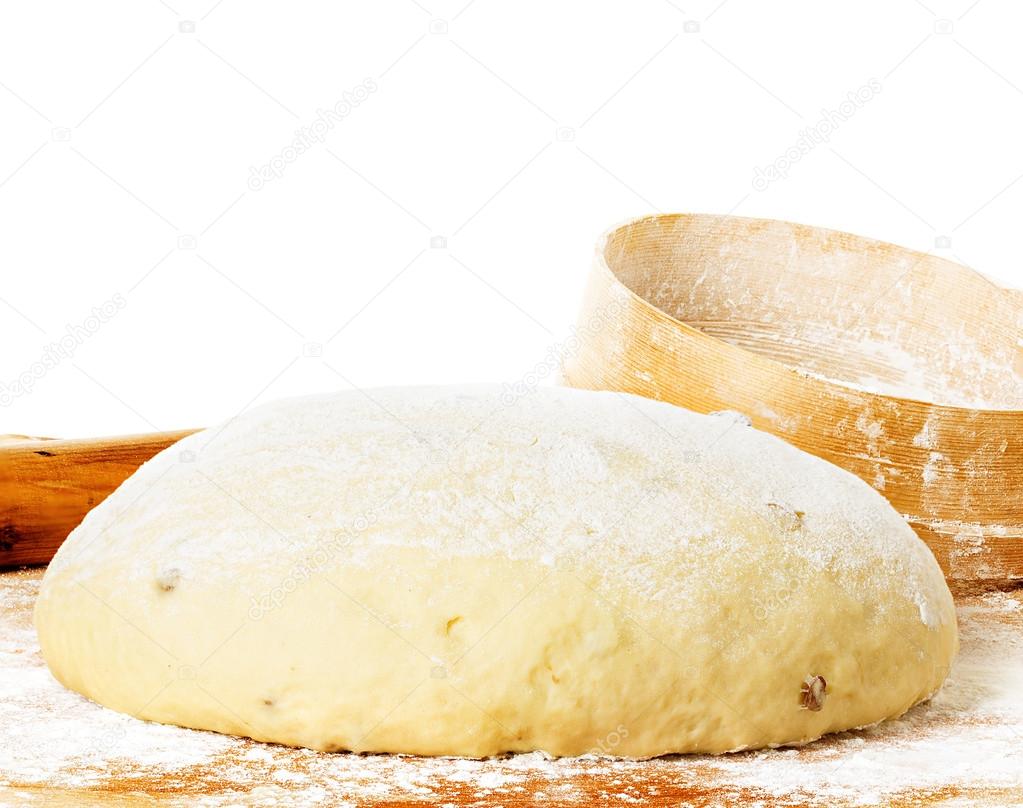 Dough with rolling pin