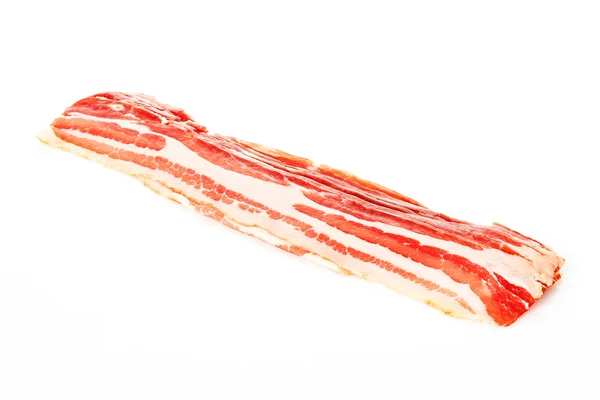 Bacon traseiro cru curado a seco — Fotografia de Stock