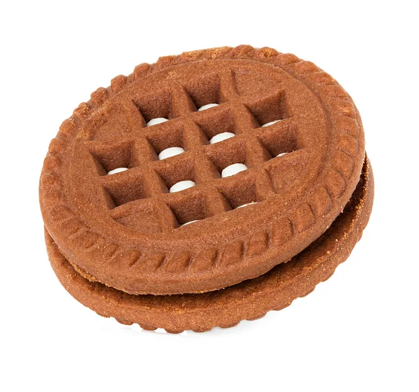 チョコレート クッキー クリーム ファイリング — ストック写真