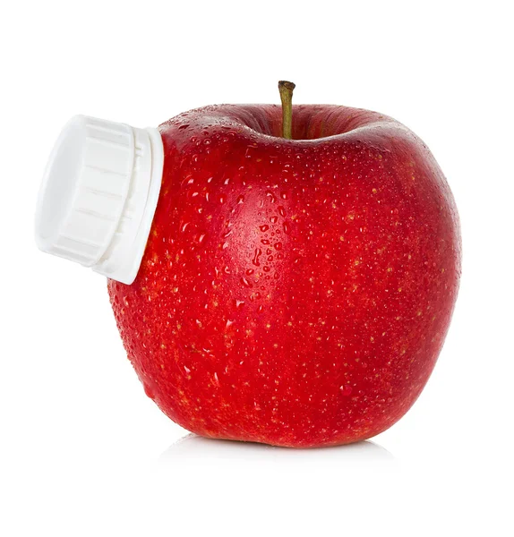 Stilisierte Apfelsaftverpackung — Stockfoto