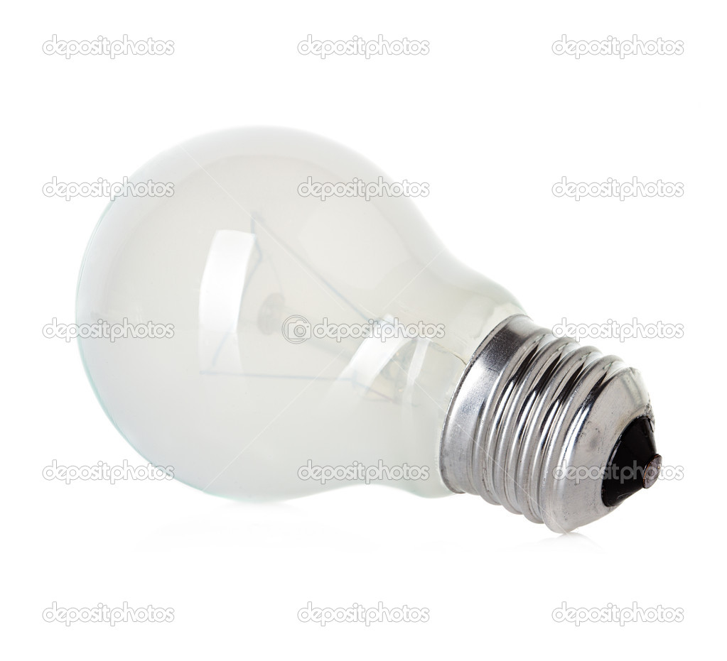 Isolated mate light bulb