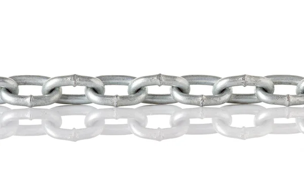 Łańcuch metal na białym tle — Zdjęcie stockowe