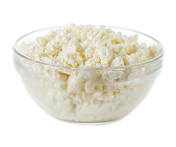 Ricotta isolata — Foto Stock