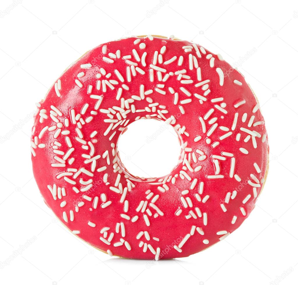 Donut isolated on white
