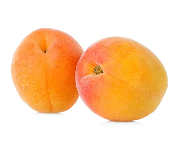 Apricots isolated on white — Stock Photo, Image