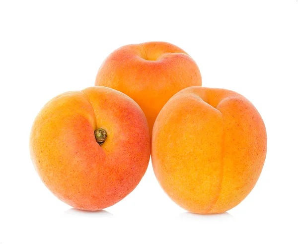 Apricots isolated on white — Stock Photo, Image