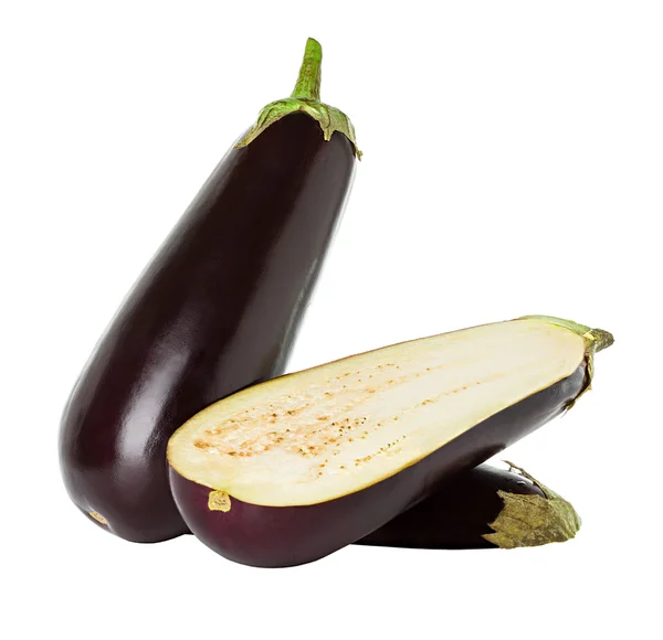 Eggplant isolated on white background — Stock Photo, Image