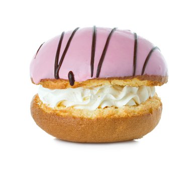 pasta beyaz arkaplanda izole edildi