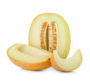 kavun beyaz arkaplanda izole