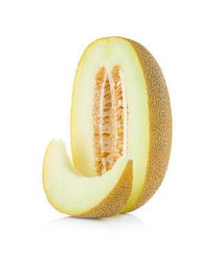 kavun beyaz arkaplanda izole