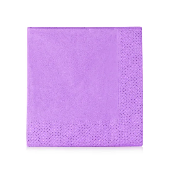 Napkins isolated on white background — Stock Photo, Image