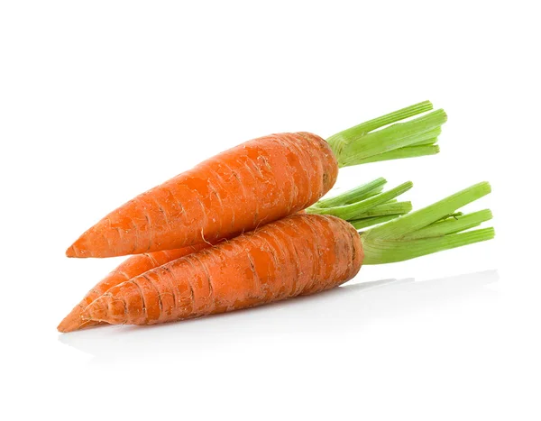 Carrots isolated on white background — Stock Photo, Image