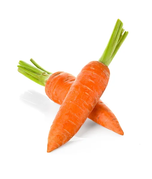 Carrots isolated on white background — Stock Photo, Image