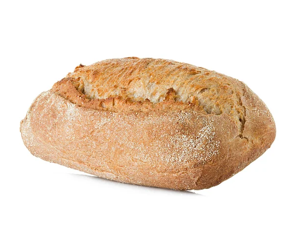 Chleb z otrębów na białym tle na białym tle — Zdjęcie stockowe