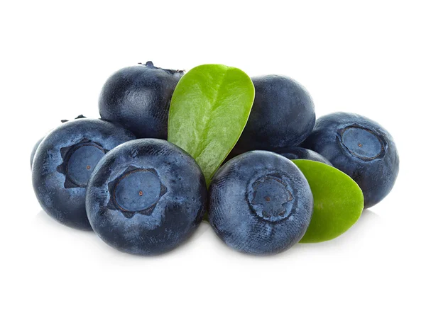 Blueberries isolated on white background — Stock Photo, Image