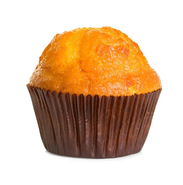Muffin geïsoleerd op witte achtergrond — Stockfoto