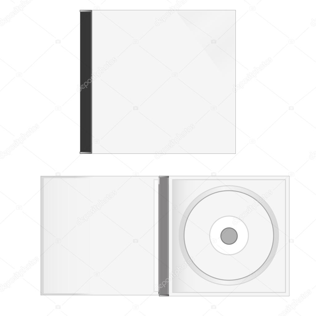 white blank cd cases and disc stock photo galieva0410 blank cd cases