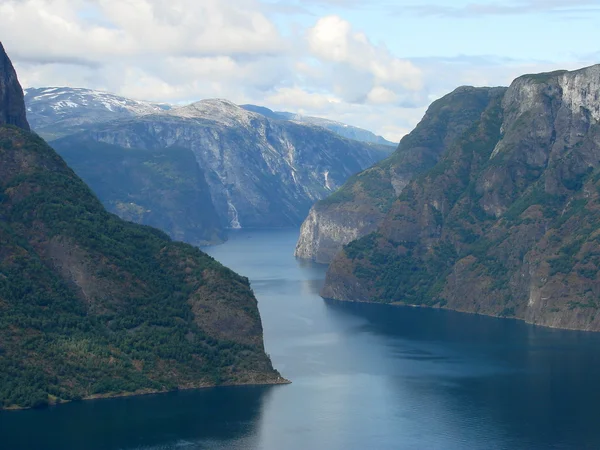 Aurlandsfjorden — Stockfoto