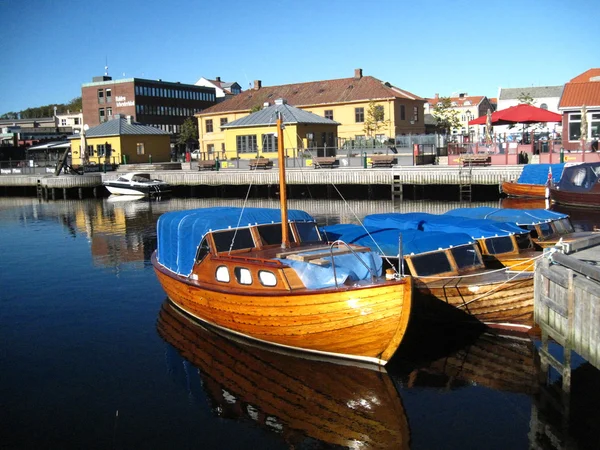 Halden přístav — Stock fotografie