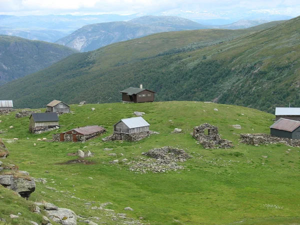 Norska hytte — Stockfoto