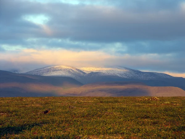 Sunset in Polar Ural — Stock Photo, Image