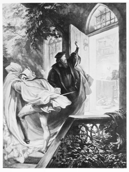 Klassisk illustration faust — Stockfoto