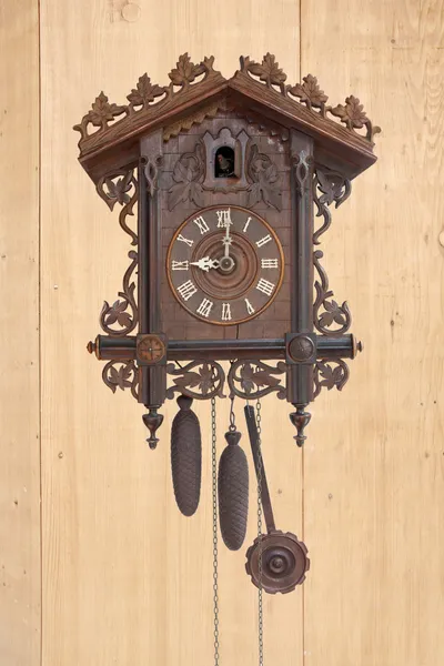 Antique cuckoo clock — Stock Photo, Image