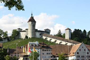 munot Kalesi. Schaffhausen, İsviçre