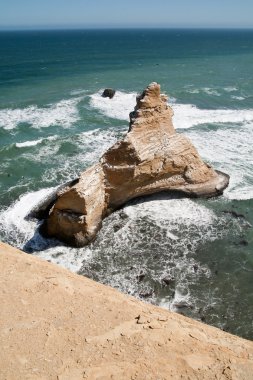 ünlü paracas katedral kaya oluşumu
