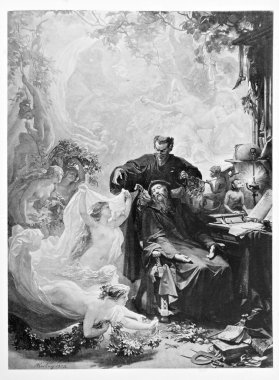 Şeytan mephisto büyüleyici faust