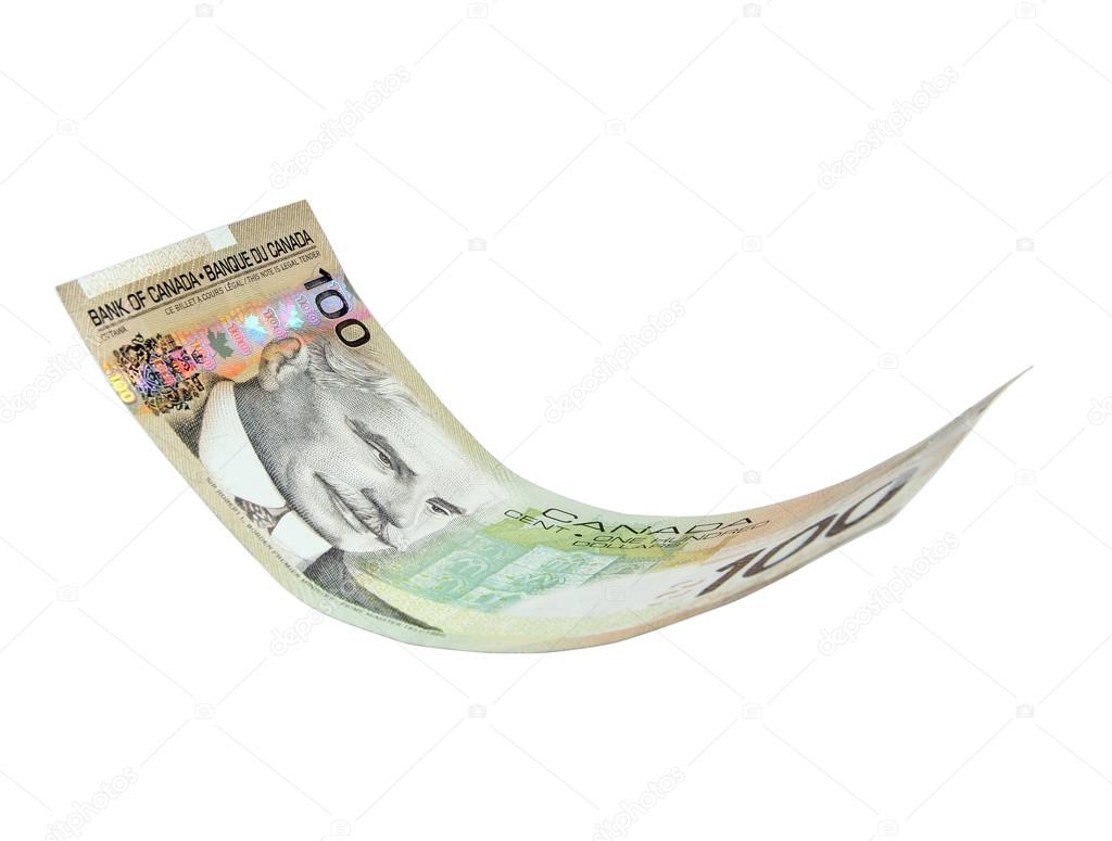 Flying Canadian dollar