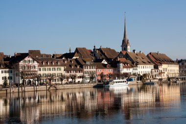Swiss şehir stein am rhein