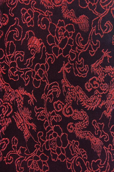 Motifs de dragon sur soie — Photo