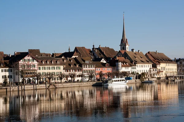 Cidade Suíça Stein am Rhein — Fotografia de Stock