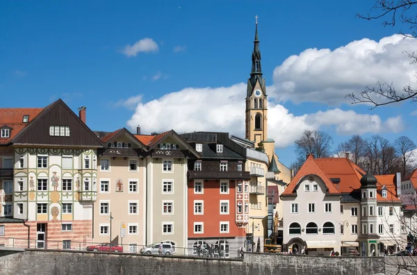 Старый город Бад-Тольц, Германия — стоковое фото