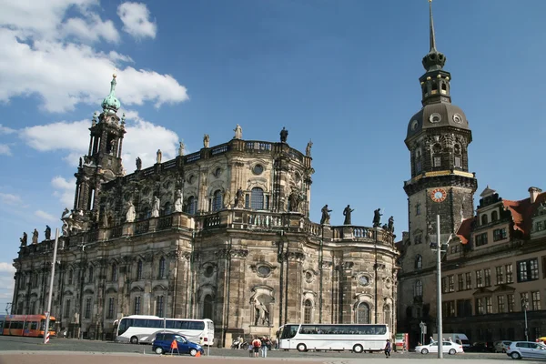 Centro da cidade de Dresden — Fotografia de Stock